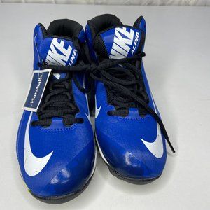NIKE Brand New Kids Alpha Cleats Size Youth 5 Blue And White